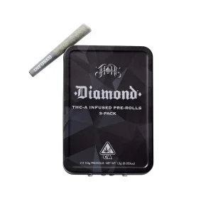 Blem: Unruly OG Infused Diamond Pre-Roll 3 Pack 1.5g (Indica)