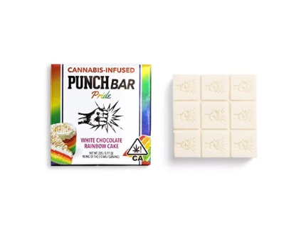 White Chocolate Rainbow Cake