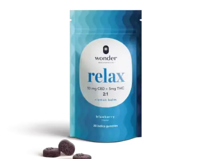 Wonder | 2:1 Relax Blueberry Gummies – 20 Pack