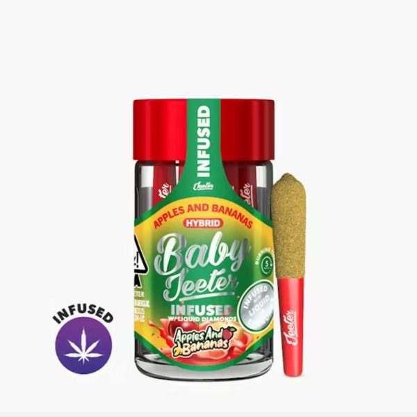 IMG_9820-600x600-1-1.jpeg Apples & Bananas Baby Jeeter 5 Pack 2.5g - Image 1