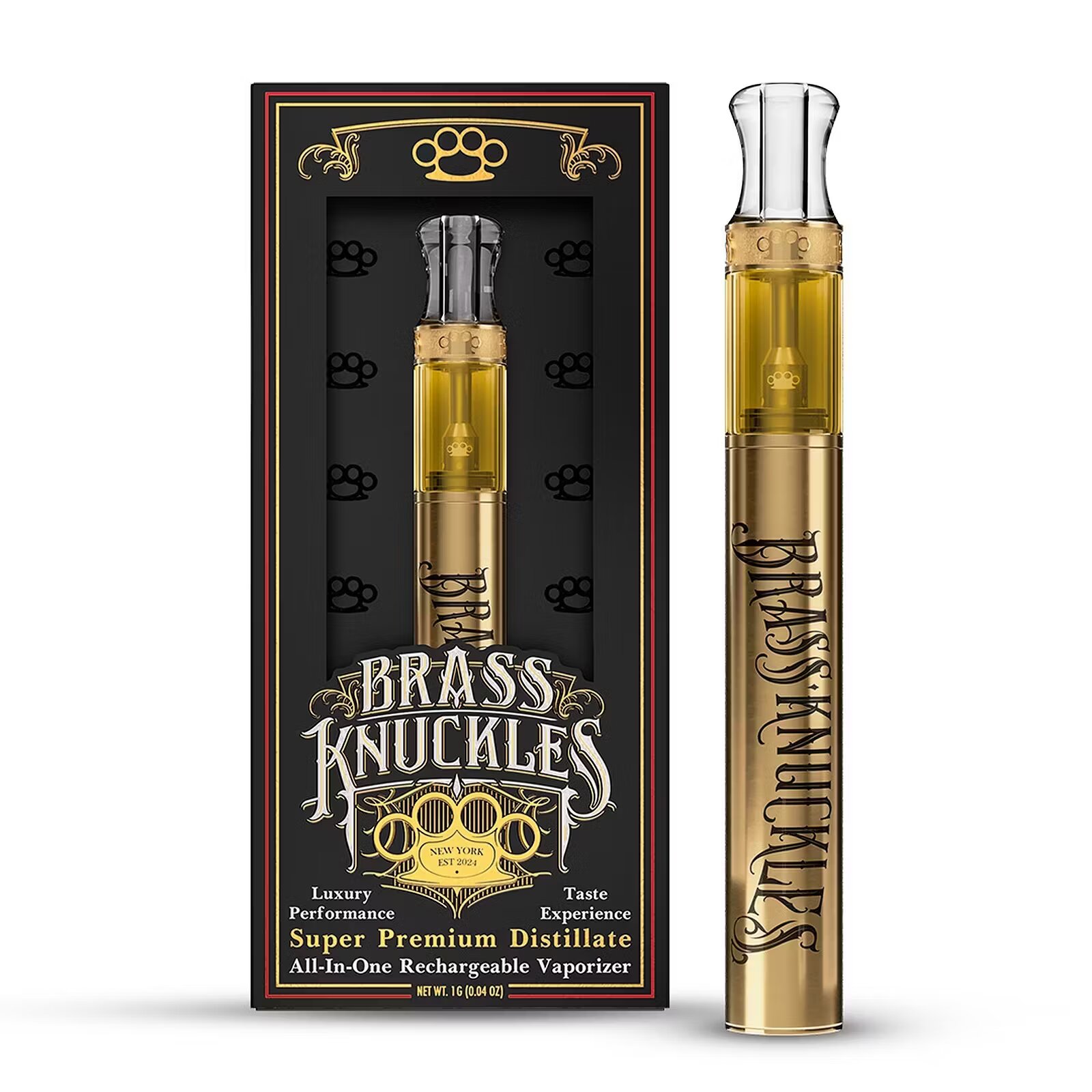 cab19-1.jpg Brass Knuckles - Blue Dream - Disposable Vape - 1g - Image 1